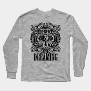 Lovecraftian Dreams - B&W Long Sleeve T-Shirt